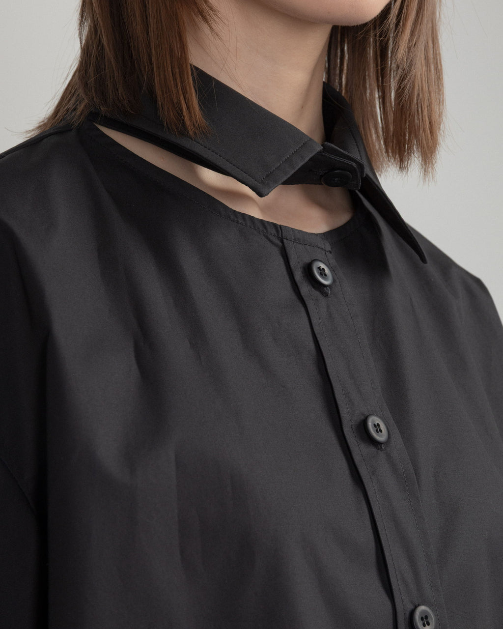 Camisa Matilda Longhena GLENDA Preto - 95-GLENDA-01