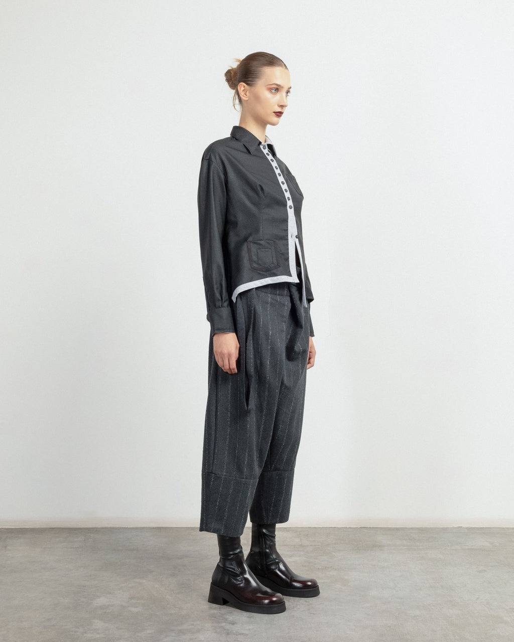 Camisa Matilda Longhena HANSEL Preto - 95-HANSEL-01