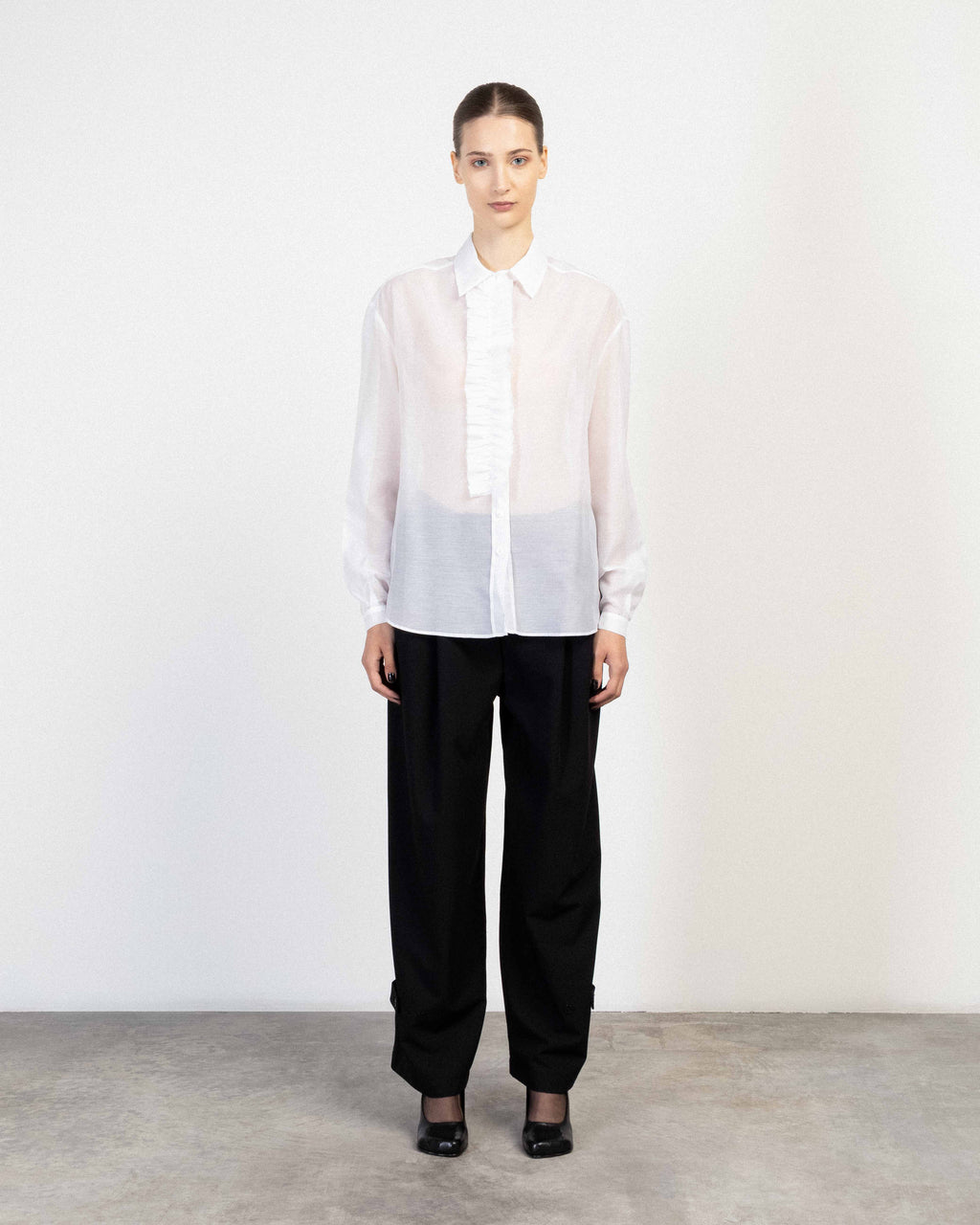 Camisa Matilda Longhena INGRID Branco - 95-INGRID-00