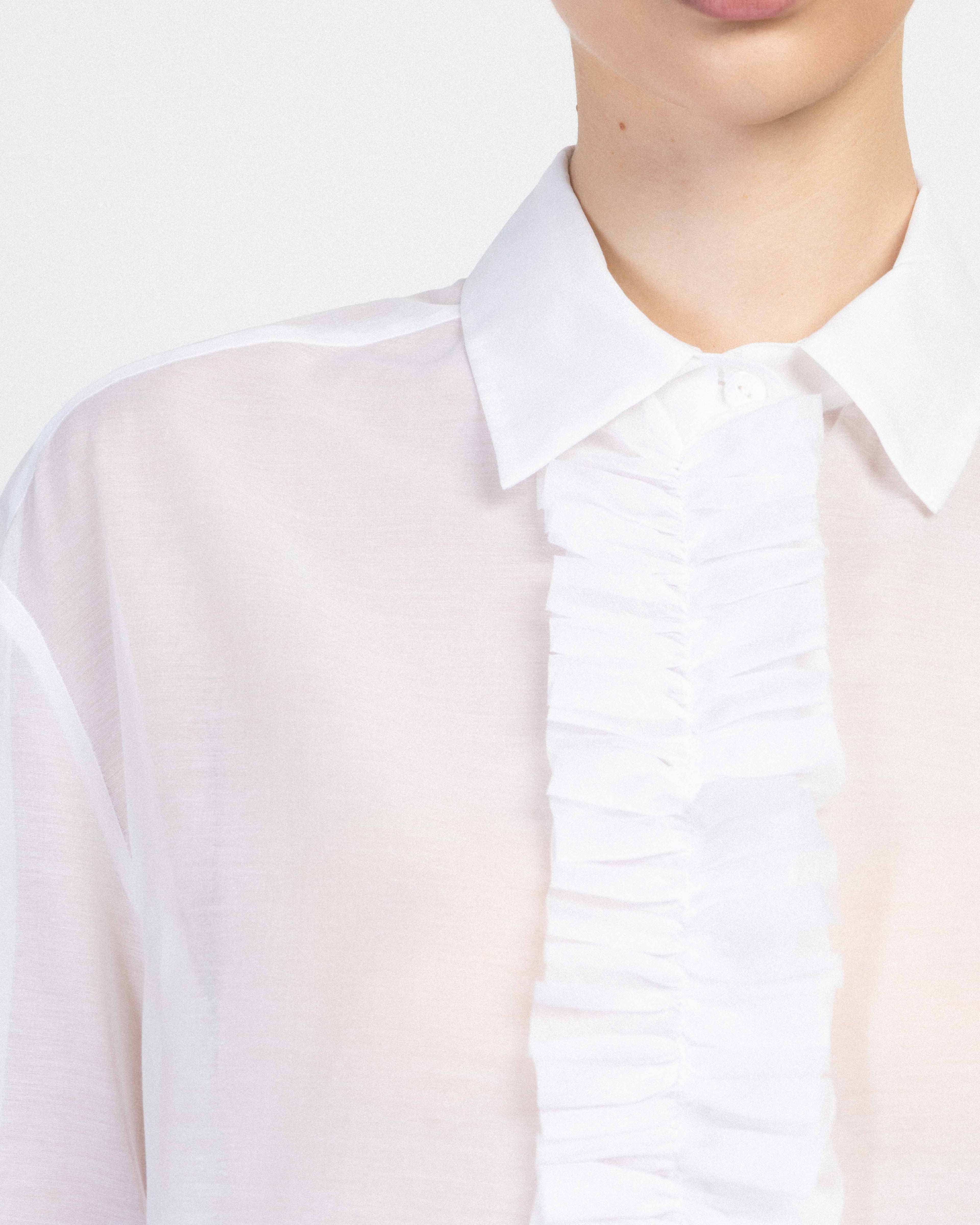 Camisa Matilda Longhena INGRID Branco - 95-INGRID-00