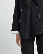 Blazer Matilda Longhena REBECCA Preto - 95-REBECCA-01