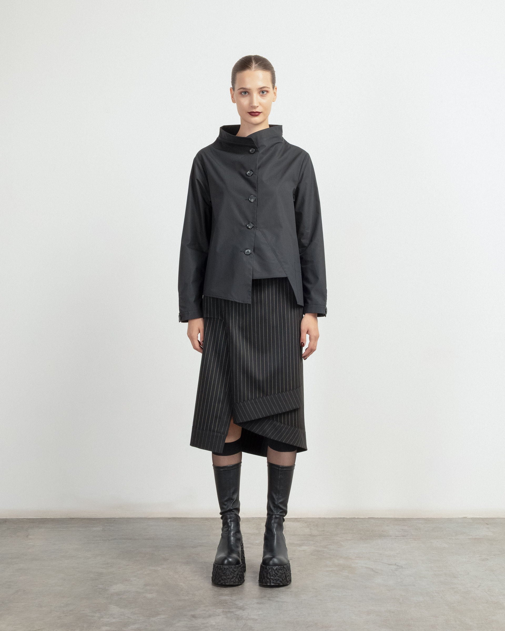 Camisa Matilda Longhena SIMONA Preto - 95-SIMONA-01