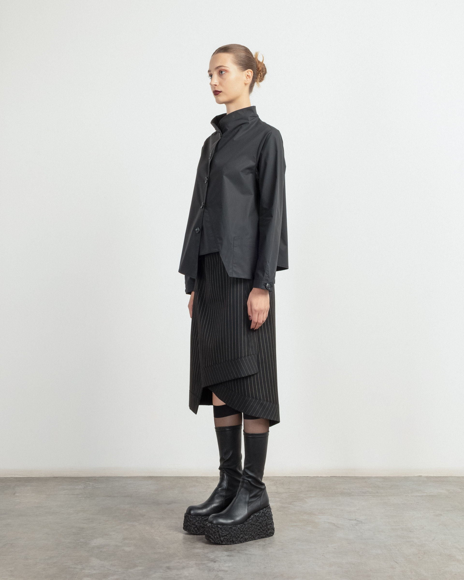 Camisa Matilda Longhena SIMONA Preto - 95-SIMONA-01