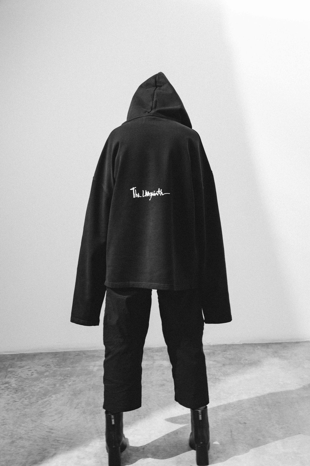 Oversized Hoodie The Lab.yrinth HOD-M1 Black